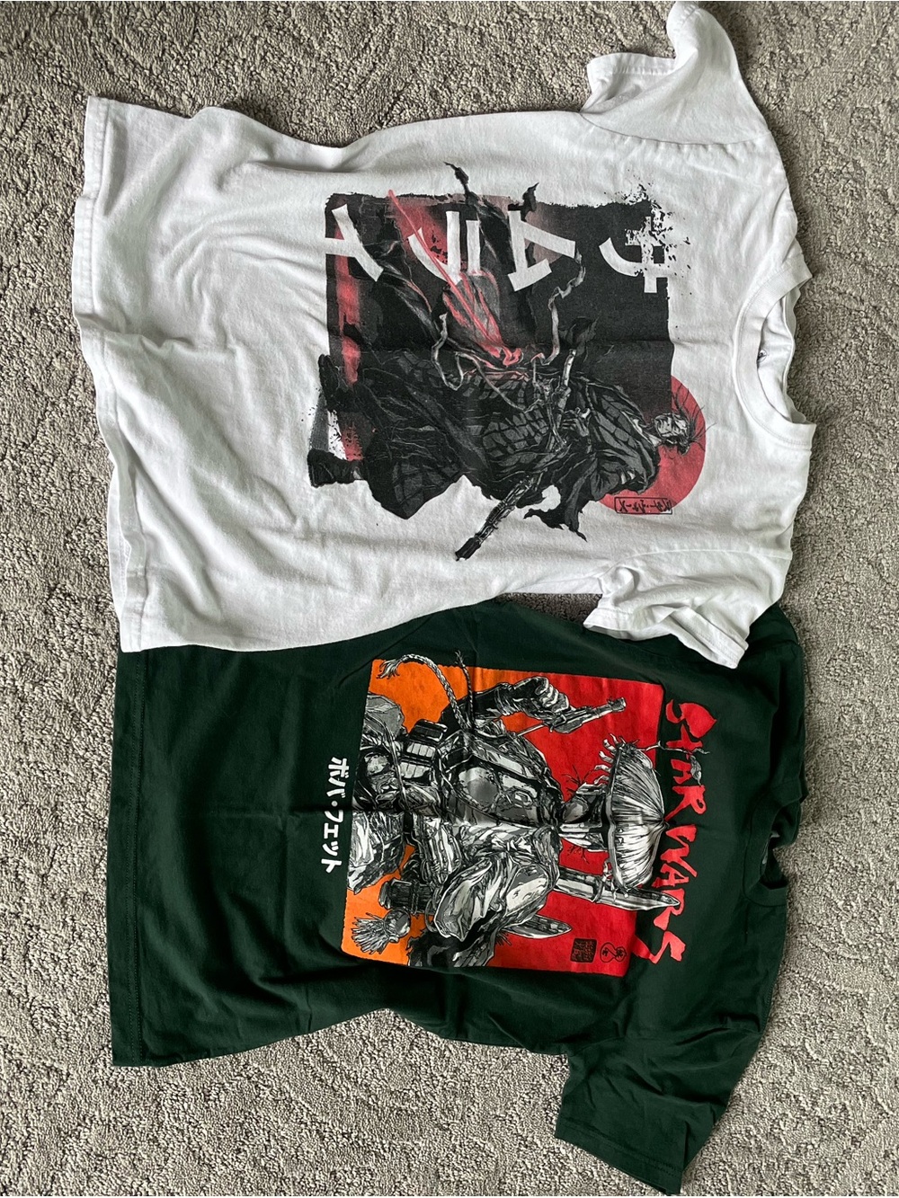 Star Wars Visions Tee Bundle - White and Dark Green